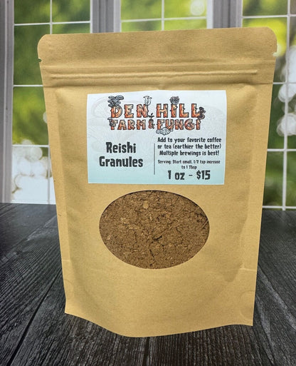 Dried Reishi Mushroom Granules for Tea “the mushroom of immortality”
