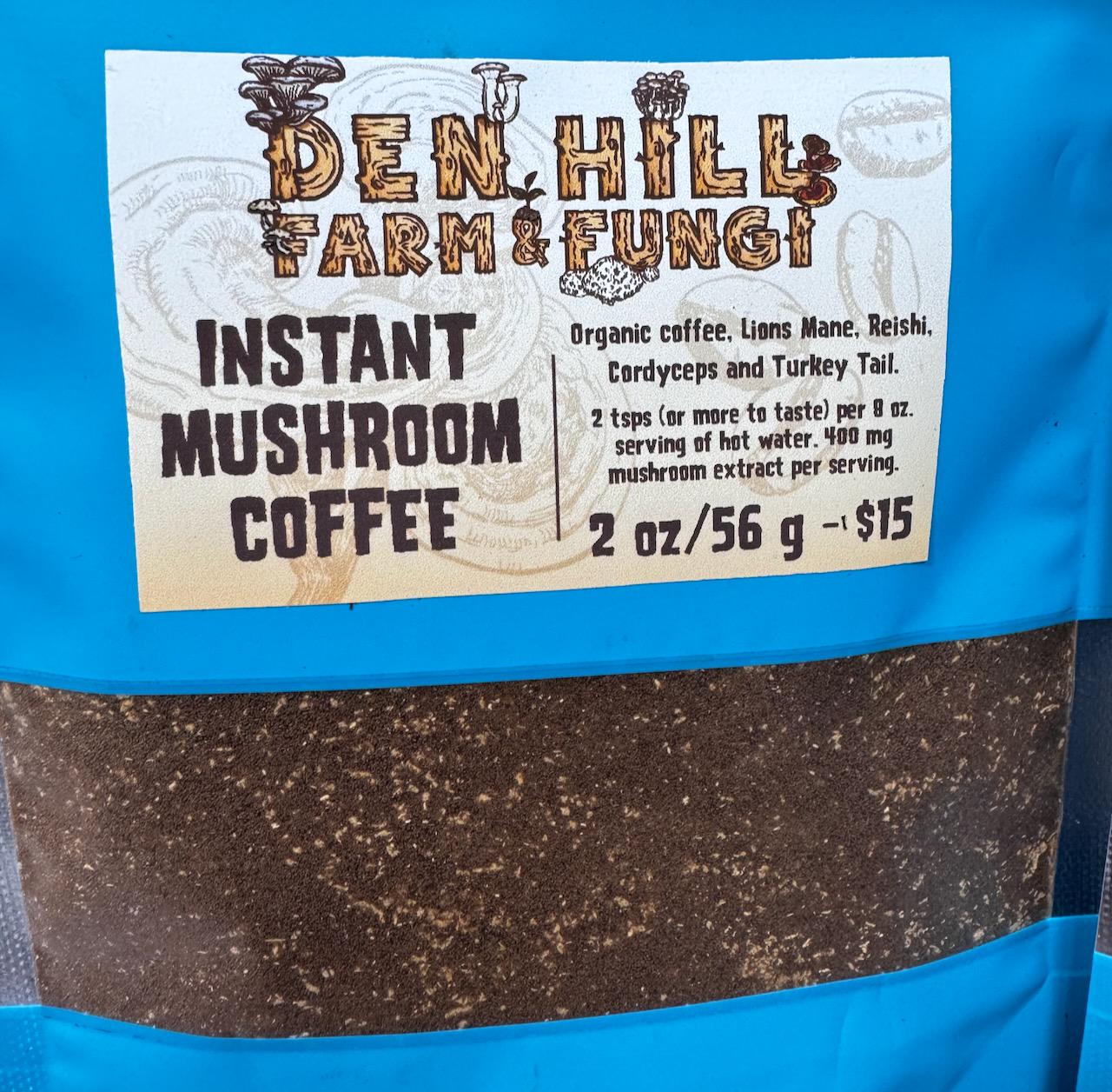 Instant Mushroom Coffee: Lions Mane, Reishi, Cordyceps & Turkey Tail