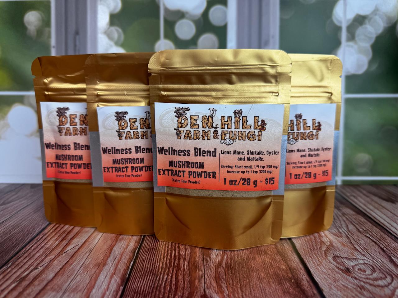Medicinal Mushroom Extract Powder: Lions Mane, Shiitake, Oyster, Maitake