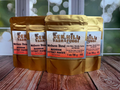 Medicinal Mushroom Extract Powder: Lions Mane, Shiitake, Oyster, Maitake