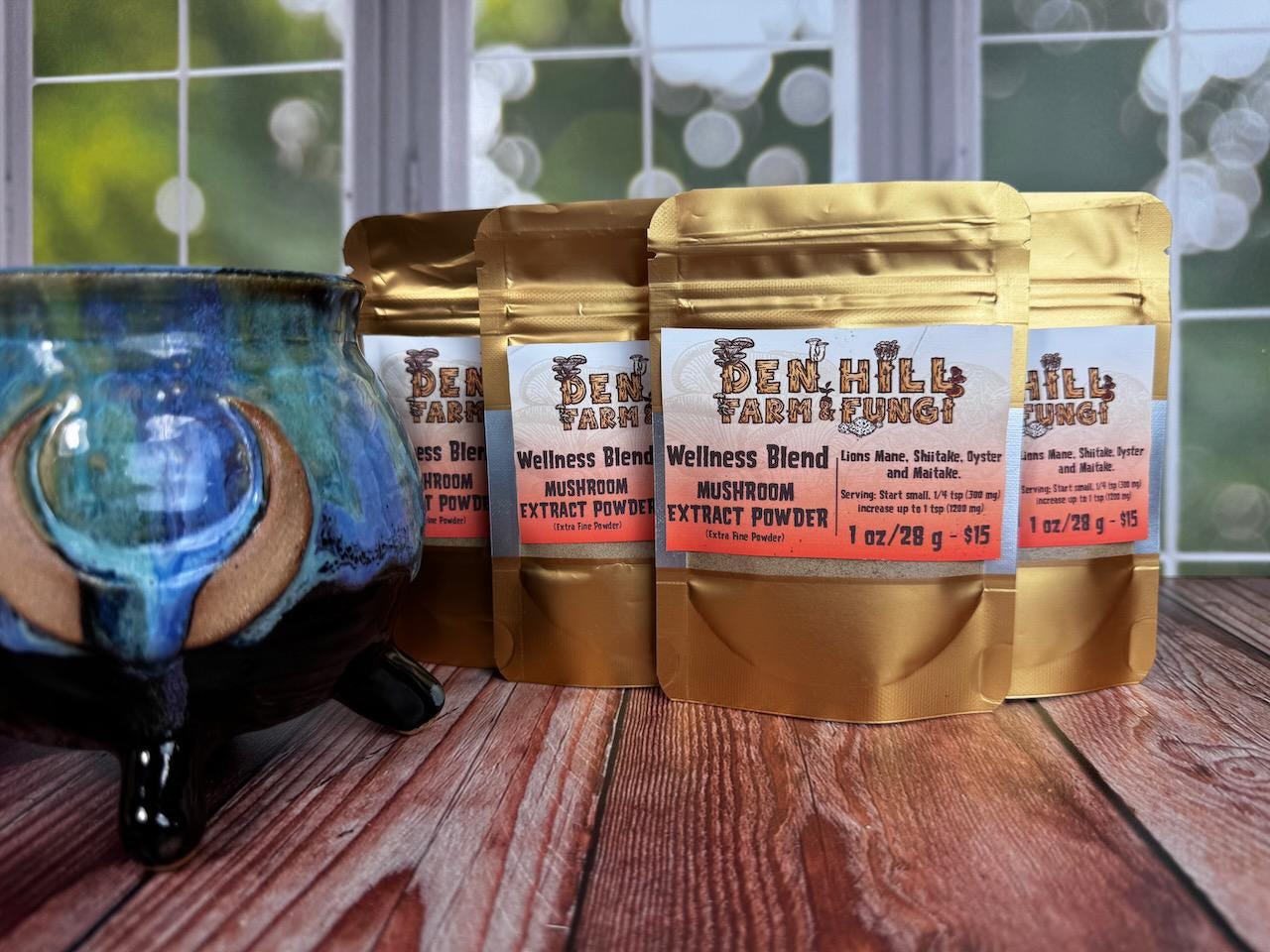 Medicinal Mushroom Extract Powder: Lions Mane, Shiitake, Oyster, Maitake