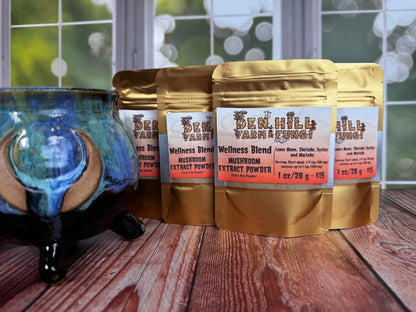 Medicinal Mushroom Extract Powder: Lions Mane, Shiitake, Oyster, Maitake