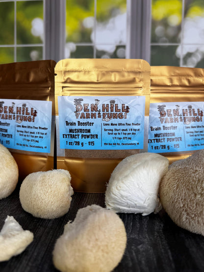 Lion's Mane Mushroom Extract Powder: Appalachian Grown Brain Booster