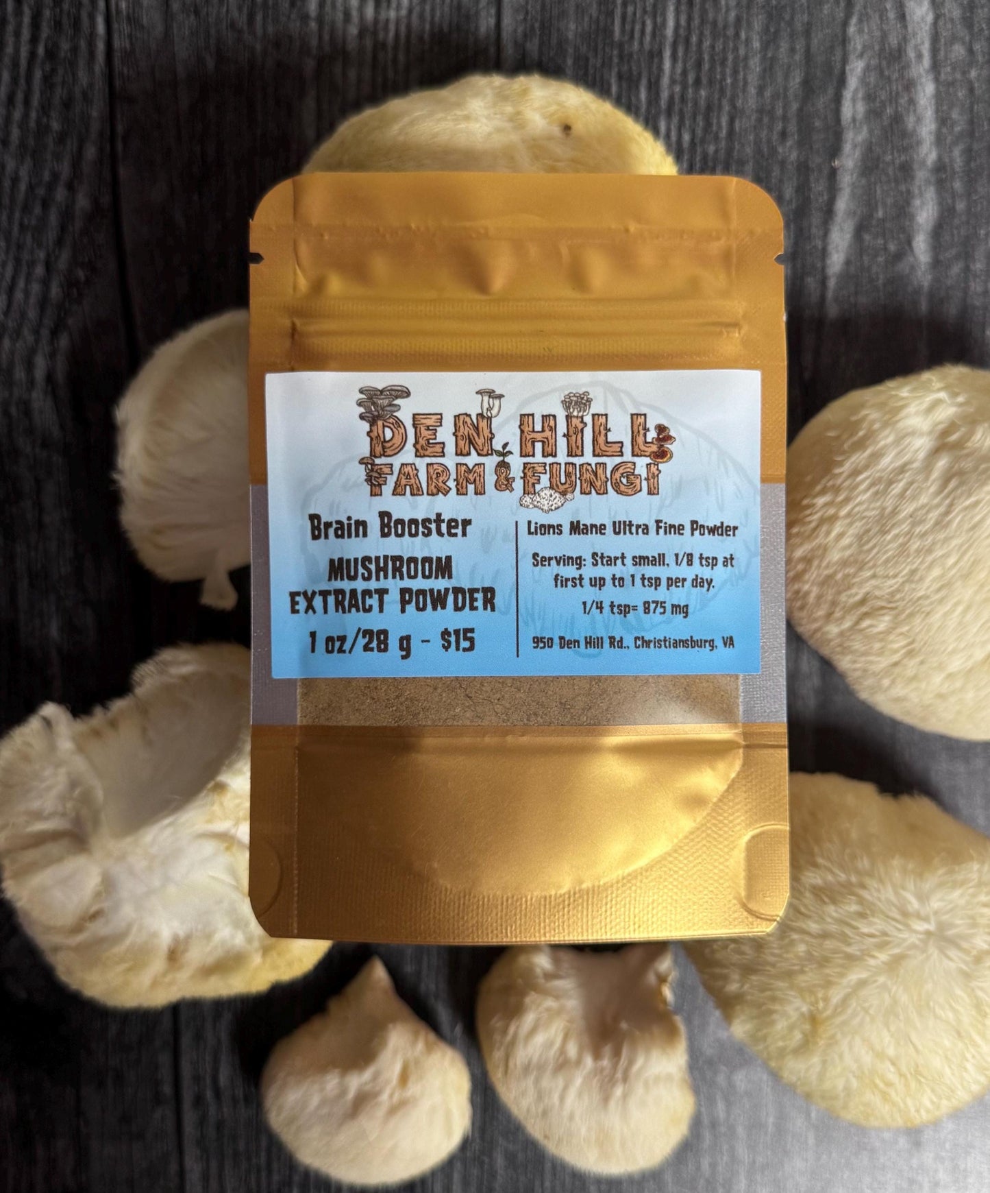 Lion's Mane Mushroom Extract Powder: Appalachian Grown Brain Booster